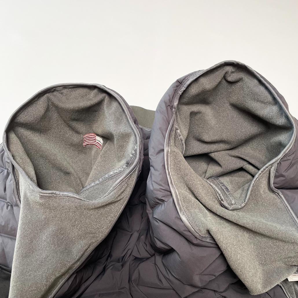 美品 XL BRIEFING HYBRID DOWN MA-1 JACKET