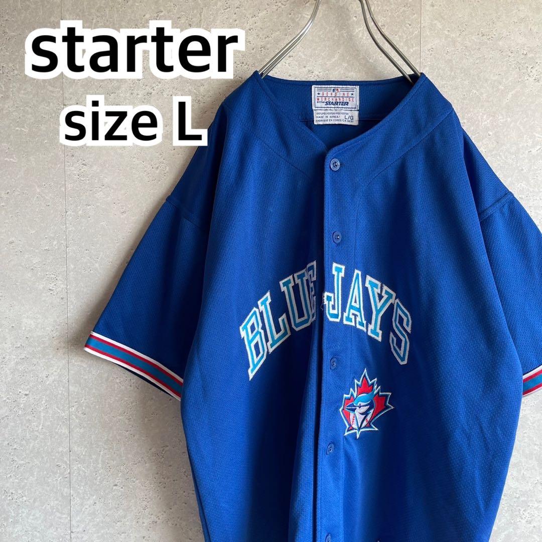 スターター MLB ブルージェイズ ベースボールシャツ レプリカ ユニフォーム