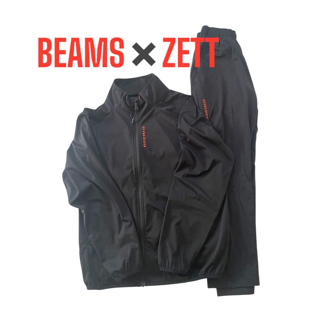 BEAMS × ZETT セットアップ　ジャージ　上O下L