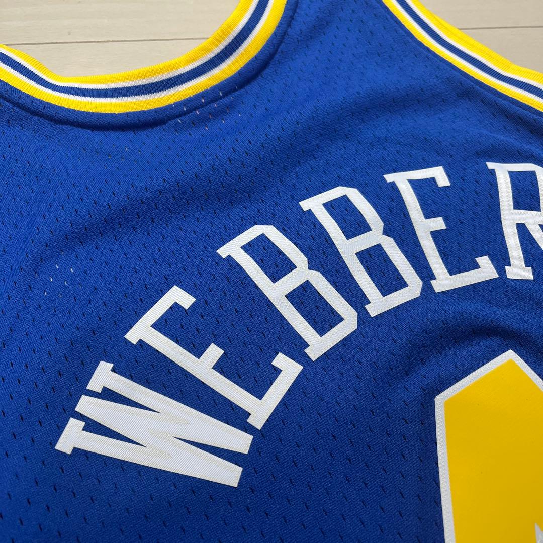 【美品】ウォリアーズ クリス・ウェバー ユニフォーム