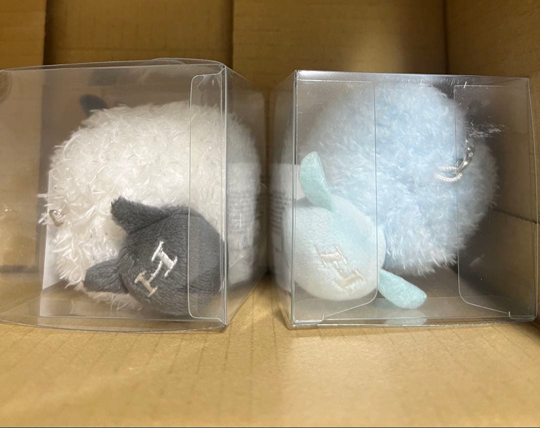 羊文学 ひつじちゃんキーホルダー ねこひつじちゃん、アイスブルーひつじちゃん