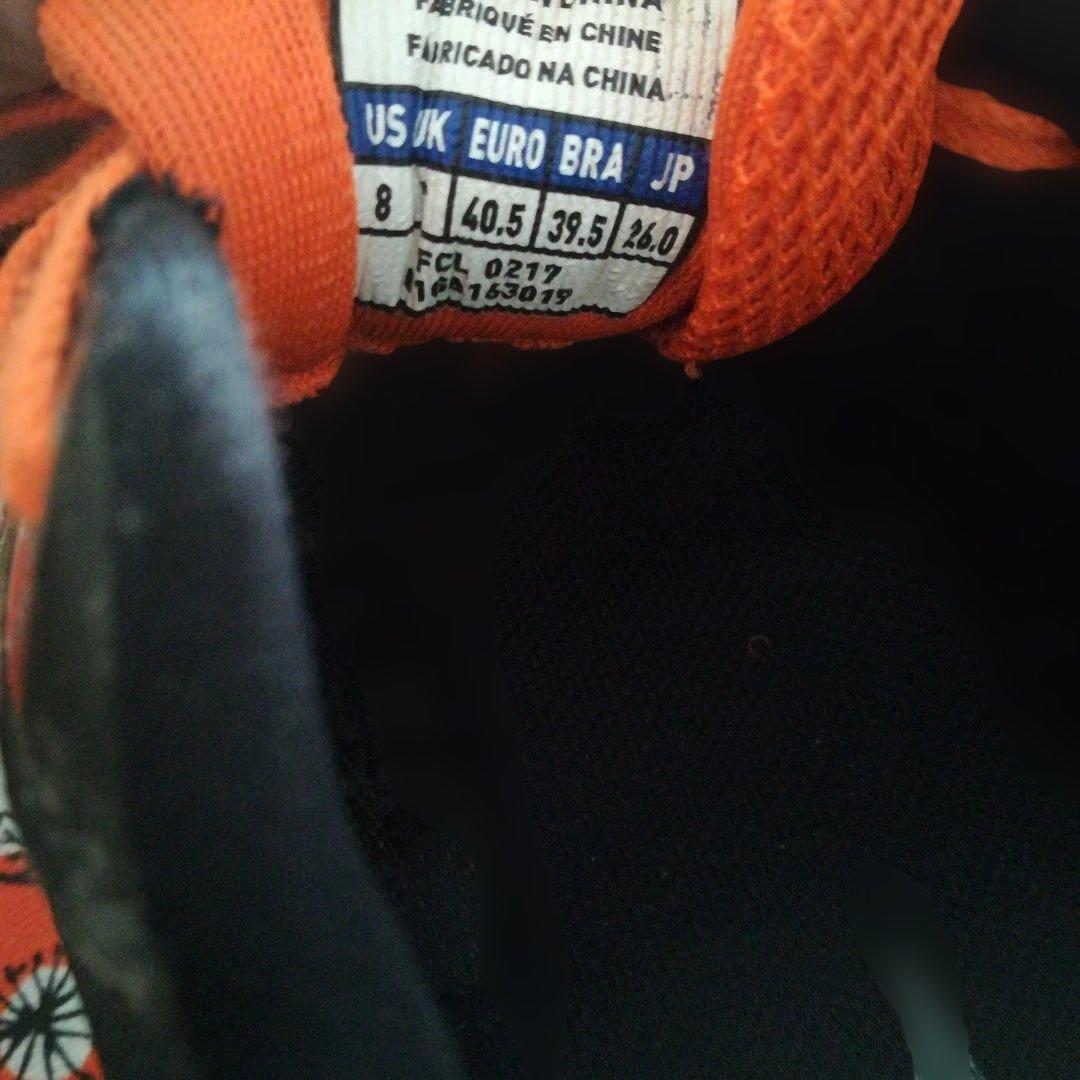 26cm Mizuno スパイクシューズ ブラック/オレンジ