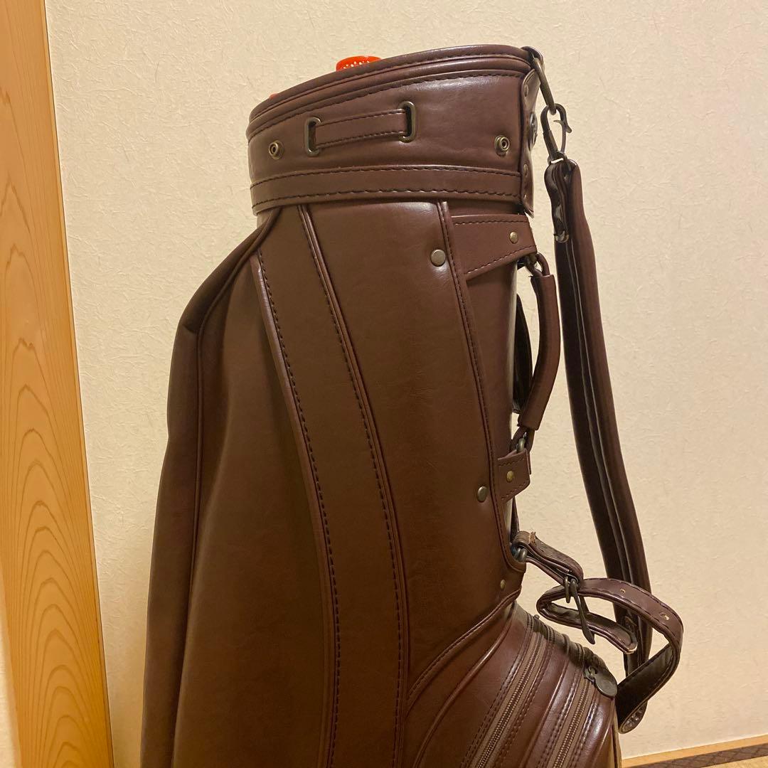 【美品】ミズノ最高級ブランド グランドモナーク キャディバッグ&ロゴ入り傘