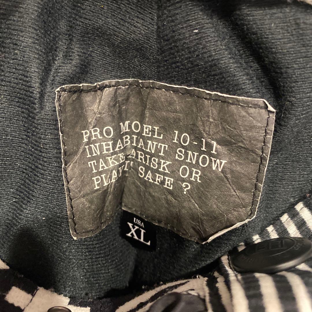 値下げ　希少　インハビタントXL上下セット　ヒッコリー　レッド　おまけ付