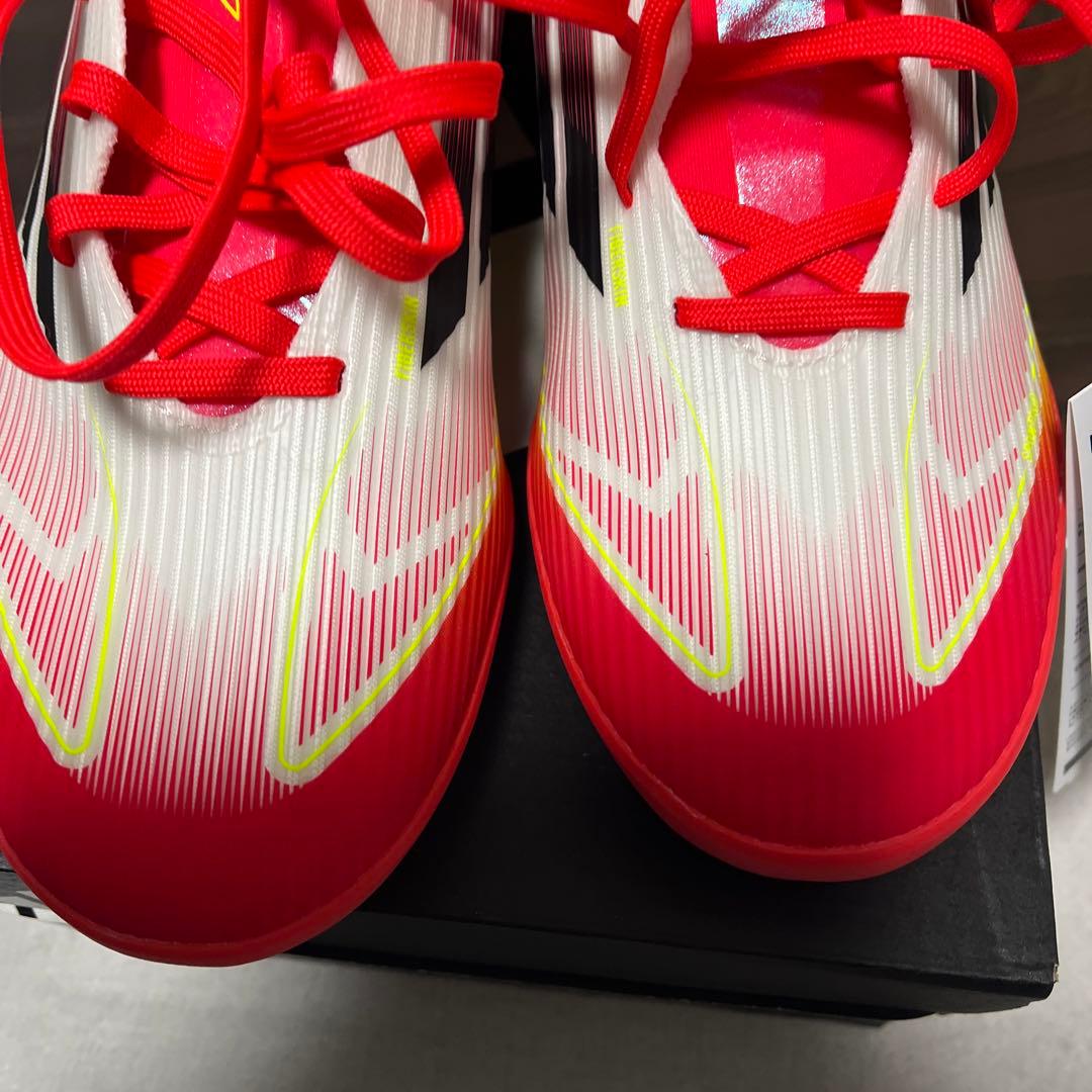 adidas F50 サッカーシューズ ホワイト/レッド/イエローサイズ27.0