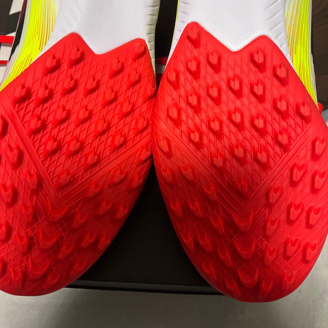 adidas F50 サッカーシューズ ホワイト/レッド/イエローサイズ27.0