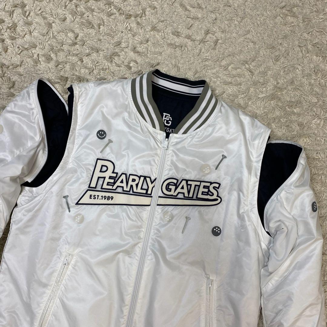 パーリーゲイツ　ナイロンジャケット　ゴルフウェア　リバーシブル　5