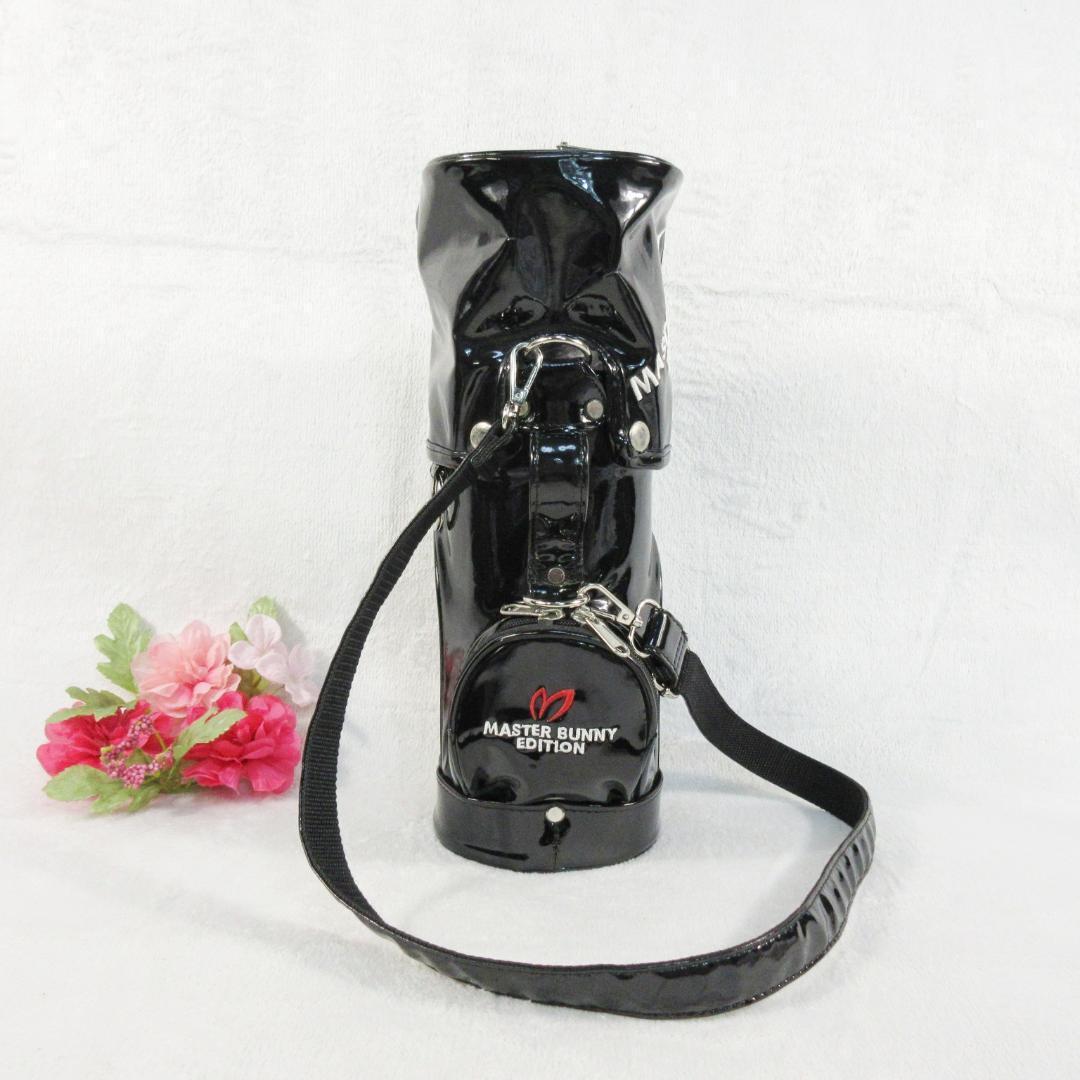 ✨美品✨マスターバニーエディション ラウンドミニバッグ エナメル 黒