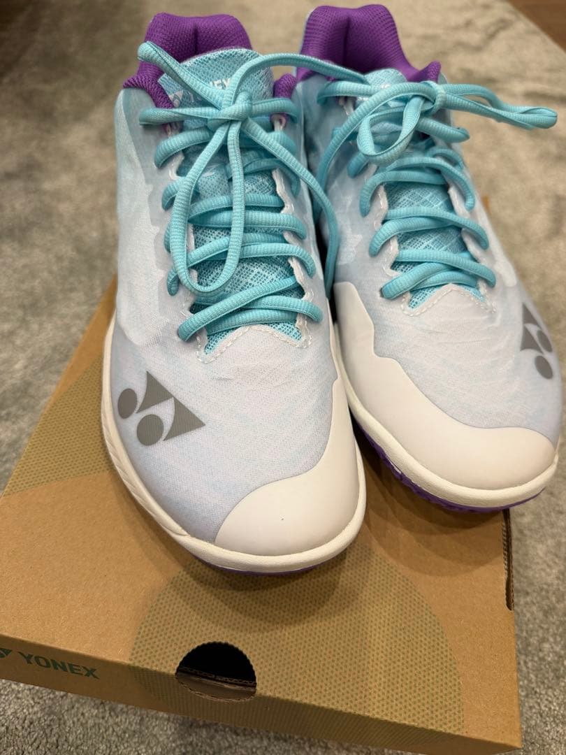 YONEX バドミントンシューズ エアラスZ 25.0 限定カラーインディゴ