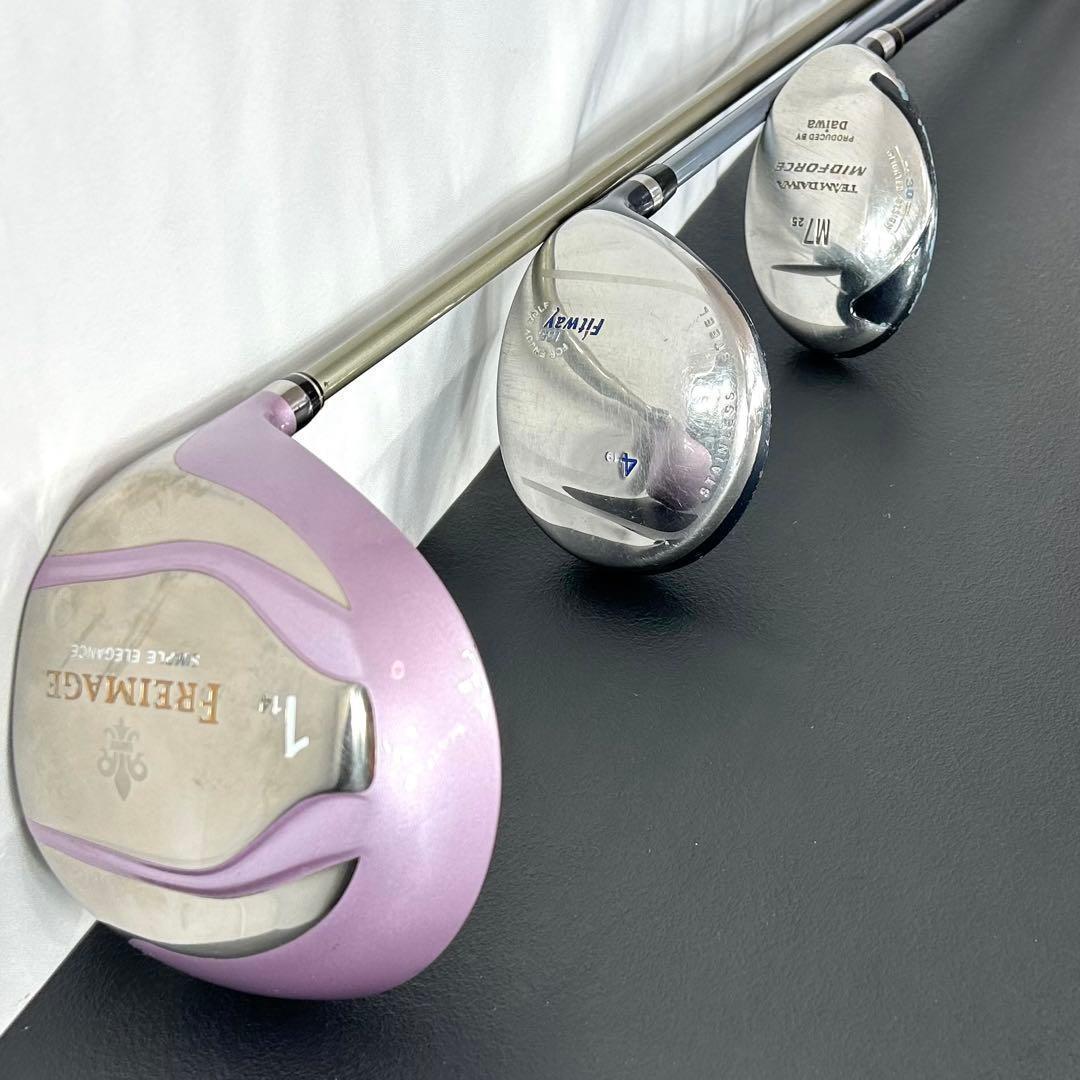 本格派　レディースゴルフクラブ　9本　フルセット お試しセット　ゴルフセット