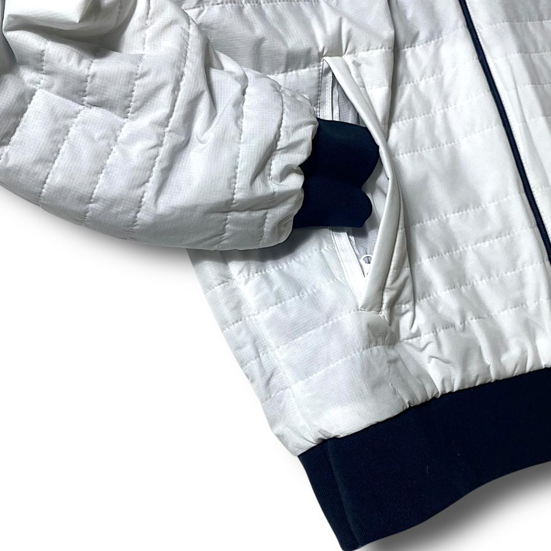 定価57200円 5 パーリーゲイツ リバーシブル ブルゾン ベスト 紺×白