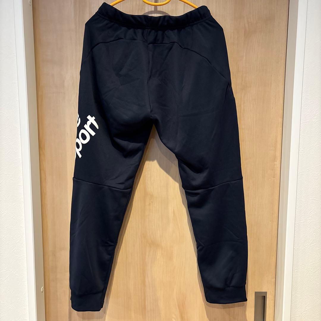 極美品 DESCENTE ネイビー 裏起毛スエットジャージ上下セットアップ M