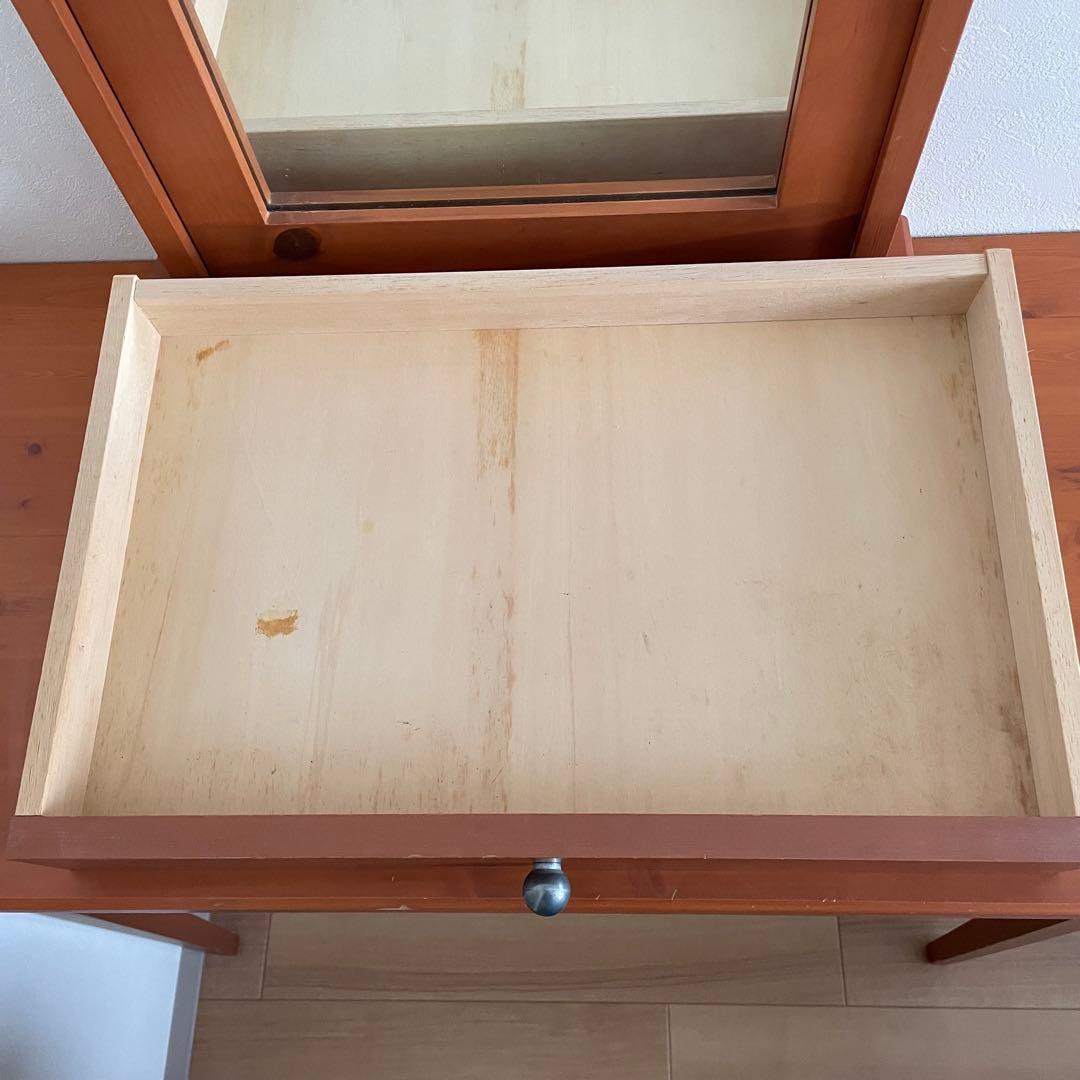 ドレッサー①※机のみ 鏡台 木製 パイン材 850×425×710