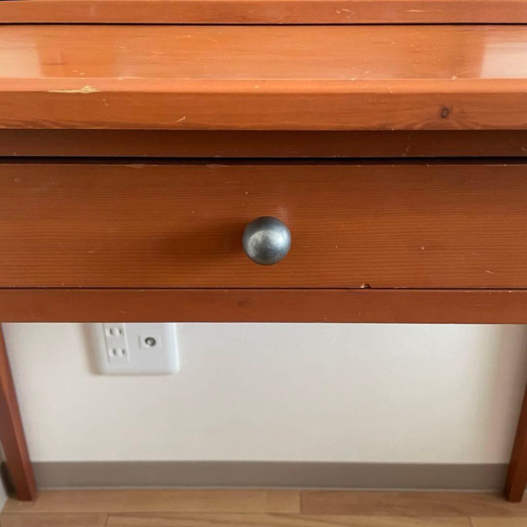 ドレッサー①※机のみ 鏡台 木製 パイン材 850×425×710