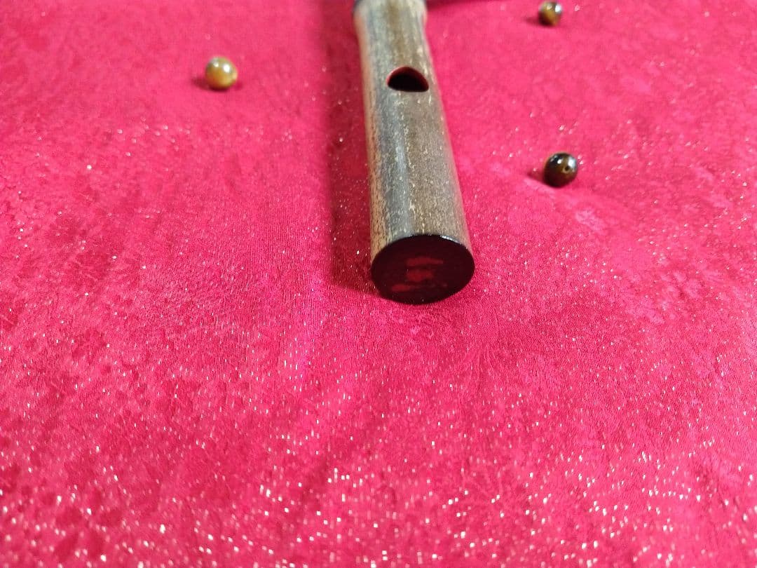 73 和笛 眞笛 竹笛 古典調七穴三本調子 　指穴小さめ　根岸篠笛工房