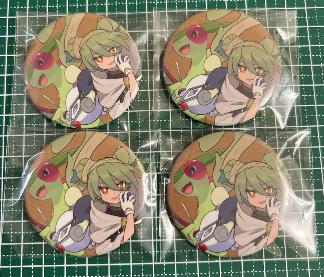 ポケミク 缶バッジ 初音ミク じめん