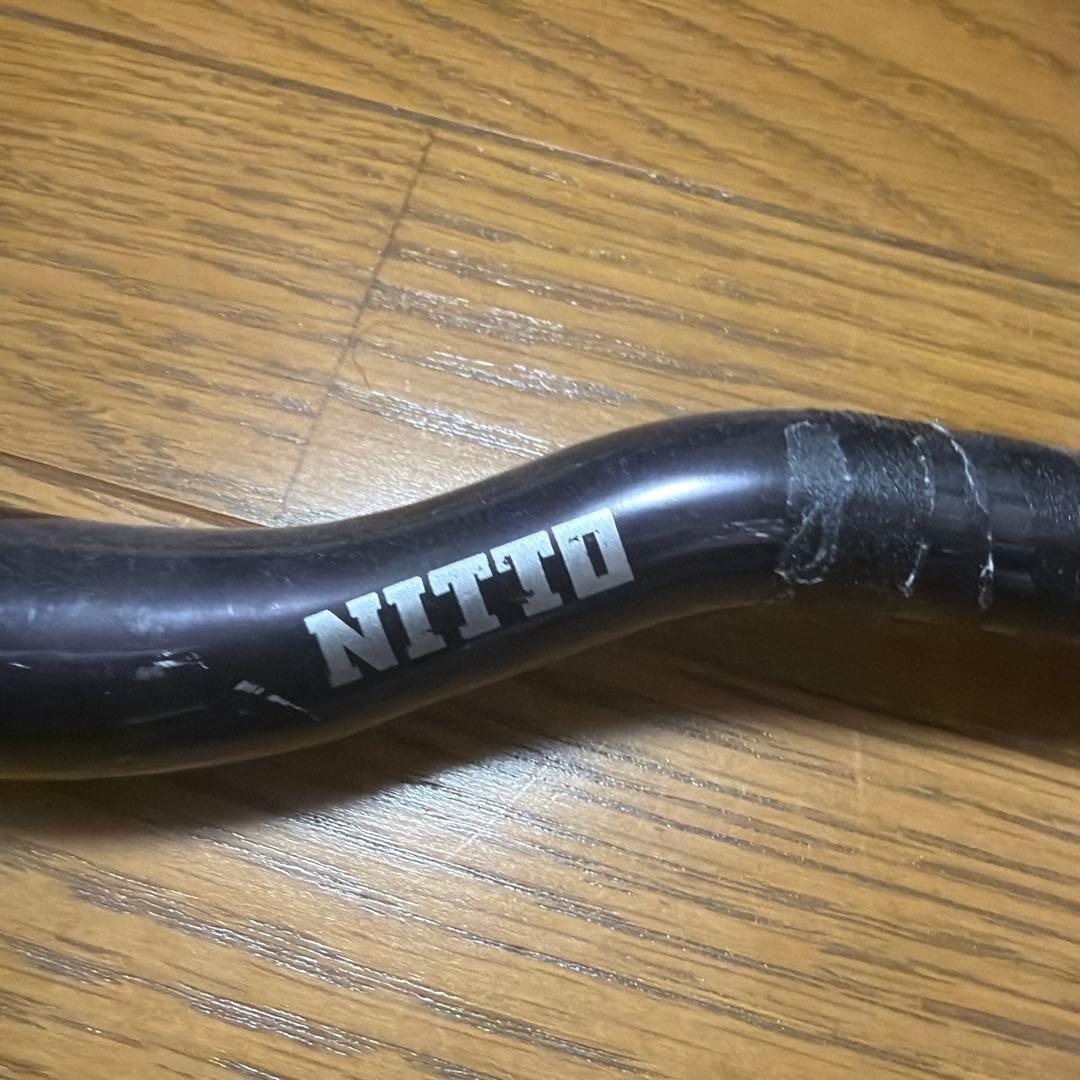 NITTO ハンドル ライザーバー　b801aa 黒　600mmカット