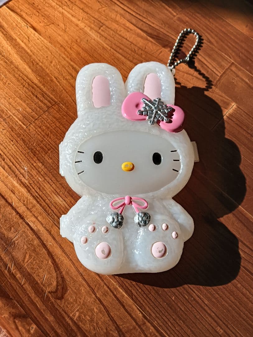 ハローキティ 北海道限定　雪うさぎ ケース　ストラップ　2000 希少　レトロ