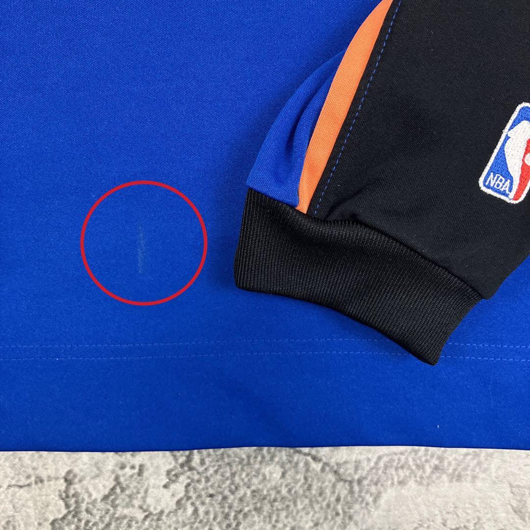 NBA ニューヨーク・ニックス 長袖シューティングシャツ 韓国製 古着 刺繍ロゴ