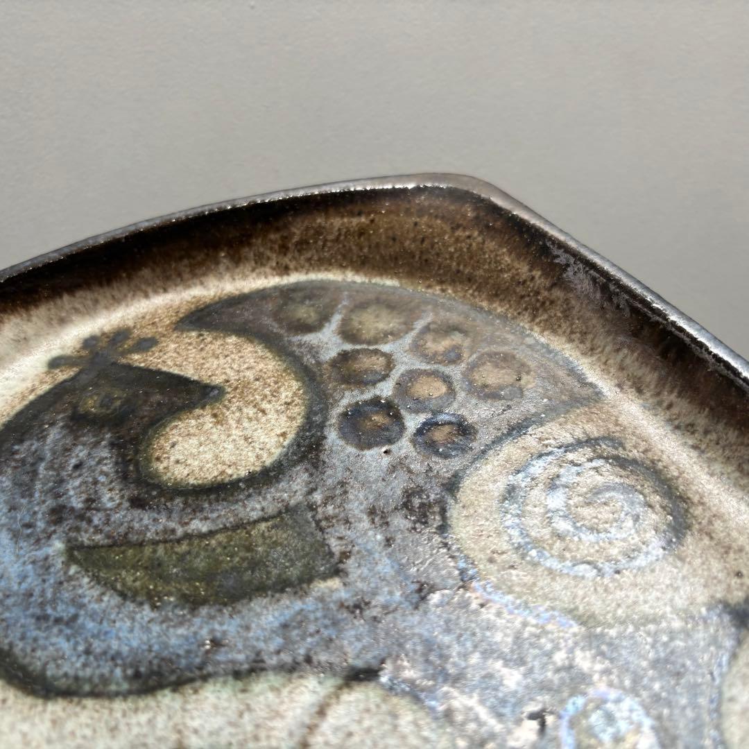 デンマーク Helge og Rie Jacobsen ヴィンテージ 皿