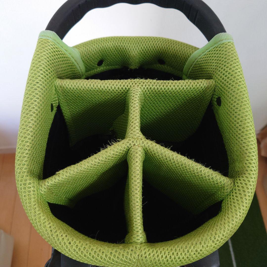 J.Lindeberg キャディバッグ ブラック/グリーン