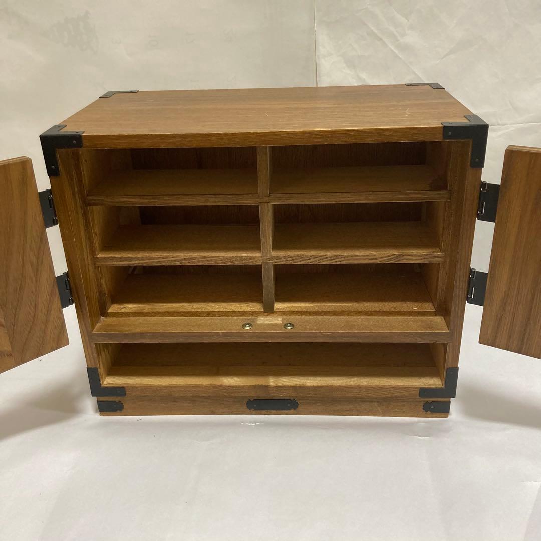 観音開き　薬箪笥 小箪笥　仙台箪笥レトロ　 アンティーク 和モダン　チェスト