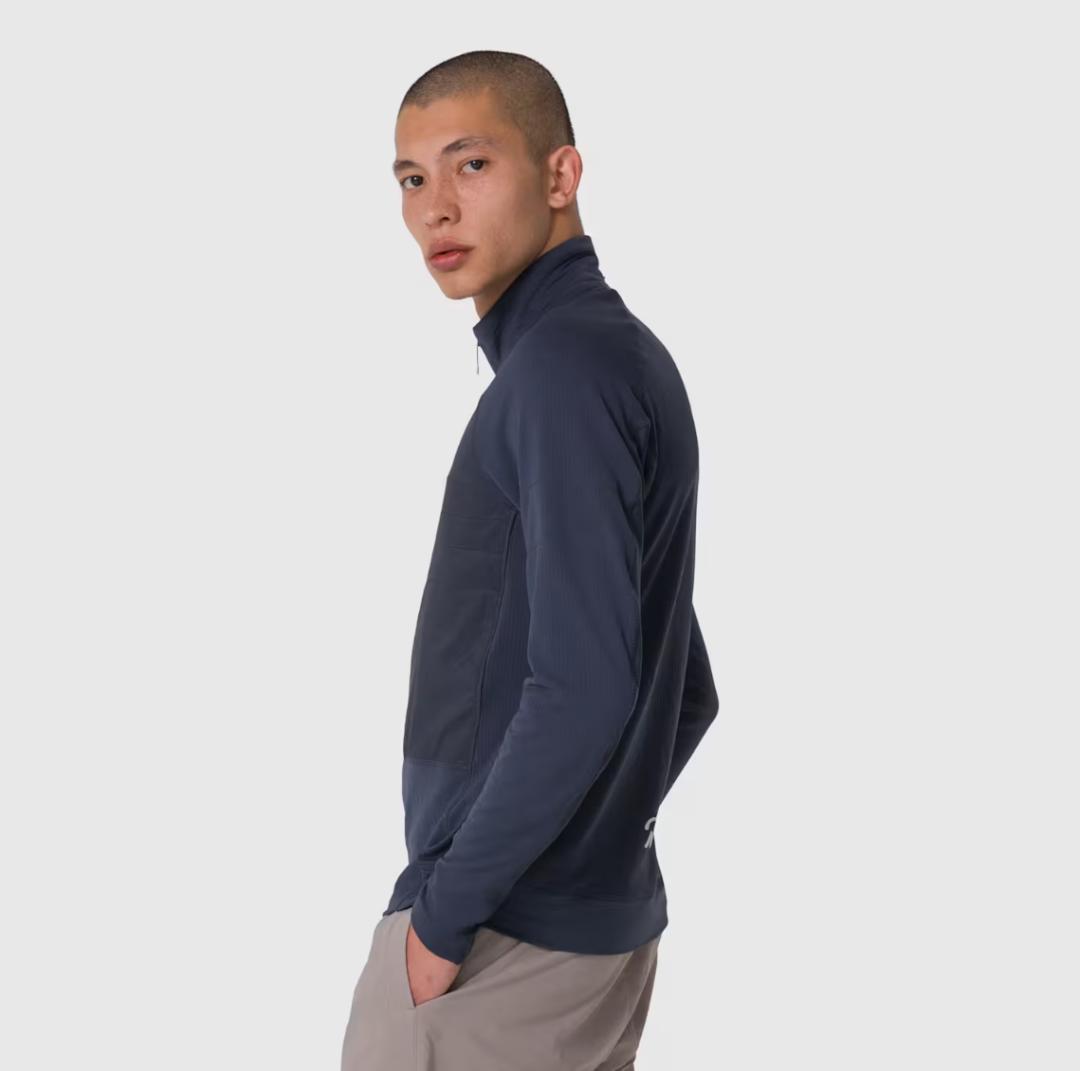 ラファ メンズ エクスプロア ジップネック プルオーバー カジュアル ジャケット