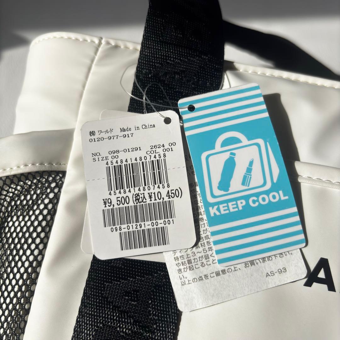 【新品】adabat　ベーシック　ラウンドバック　カートバック　ホワイト