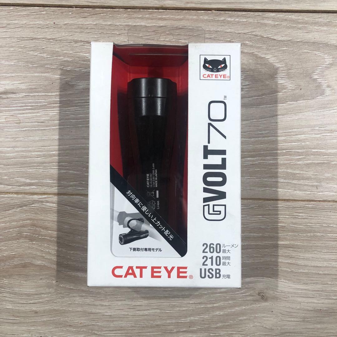 【新品.未使用】CAT EYE キャットアイライトヘッドライト GVOLT70②
