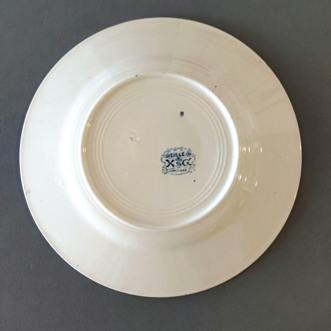 Luneville リュネヴィル プレート フランスアンティーク