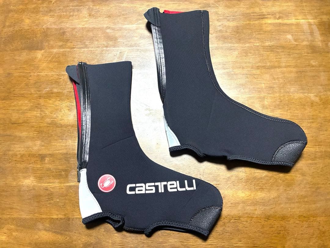 Castelli シューズカバー L/XLブラック 防水・防風