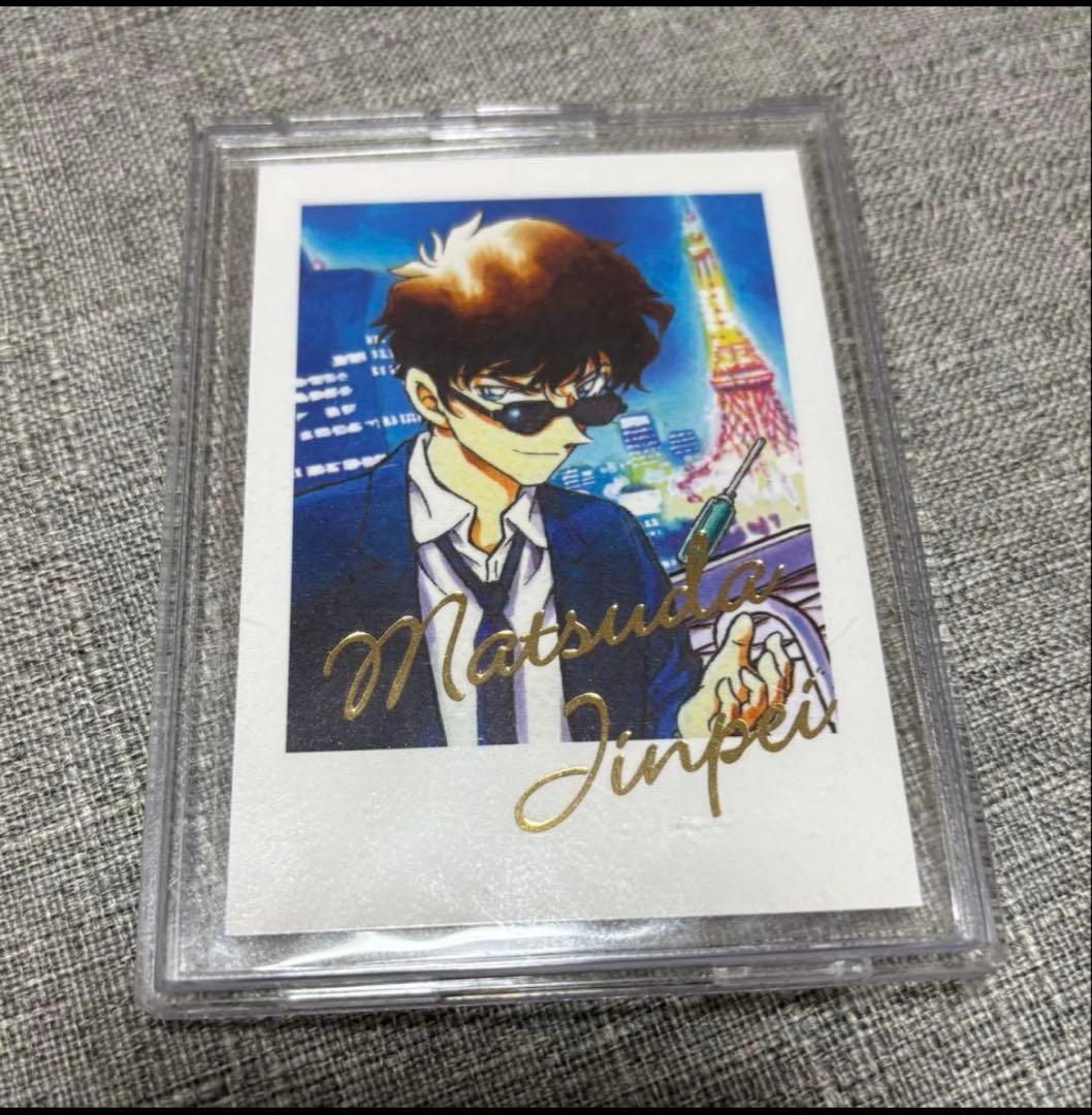 名探偵コナン 松田陣平 チェキ 箔押し 青山剛昌ふるさと館