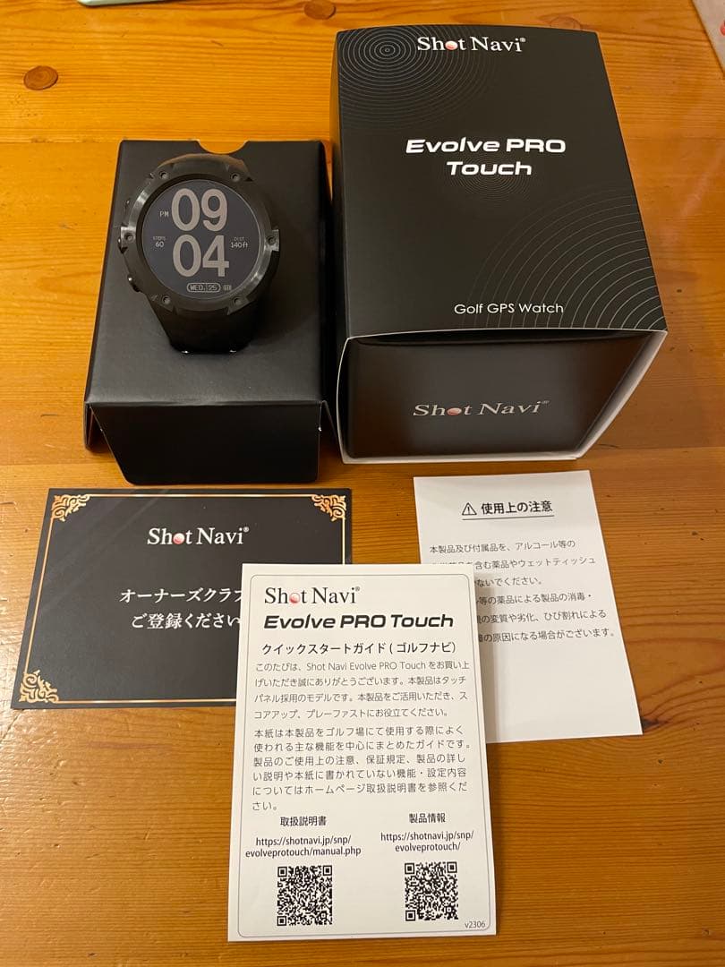 Shet Navi Evolve PRO Touch ゴルフGPSウォッチ