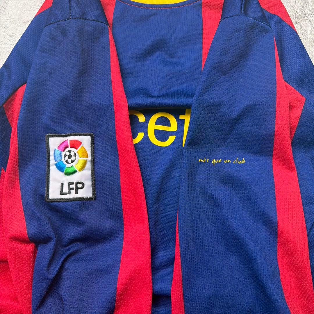 10/11 FCバルセロナ 長袖 ユニフォーム 6番 シャビ サイズM