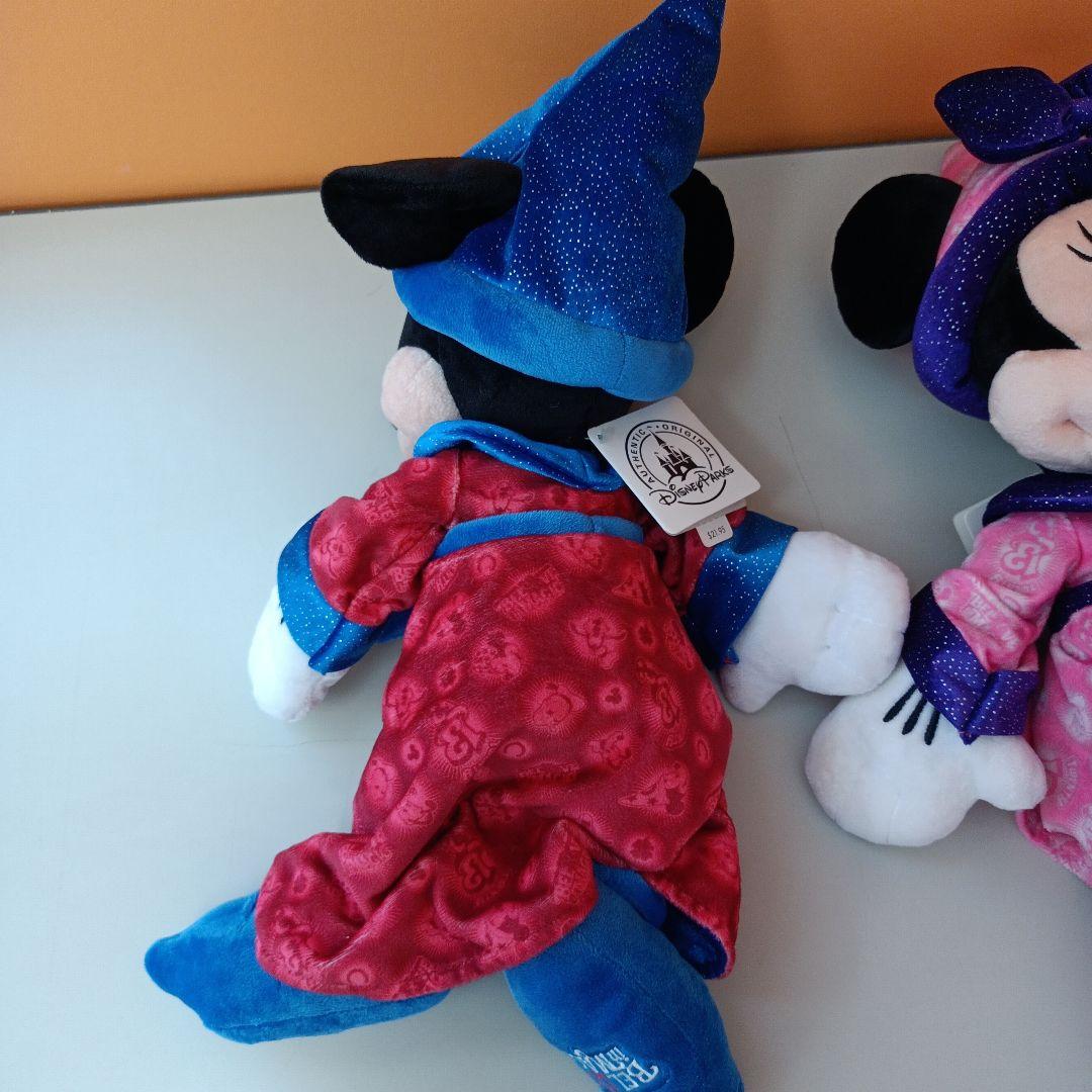 タグ付き/レア☆　海外　ディズニーパーク　ミッキー　ミニー　ぬいぐるみ