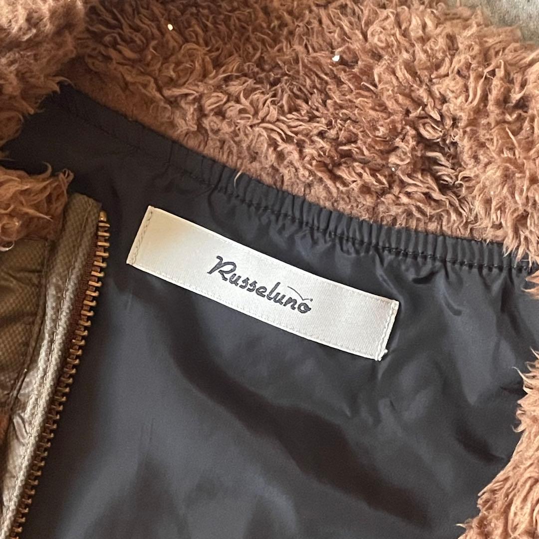 ★訳あり★Russeluno ラッセルノ 2way ボア ジャケット ベスト