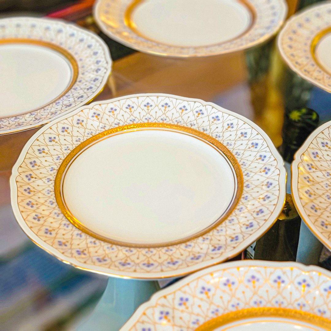 The Okura　スイートメモリー　18cmケーキ皿8枚セット