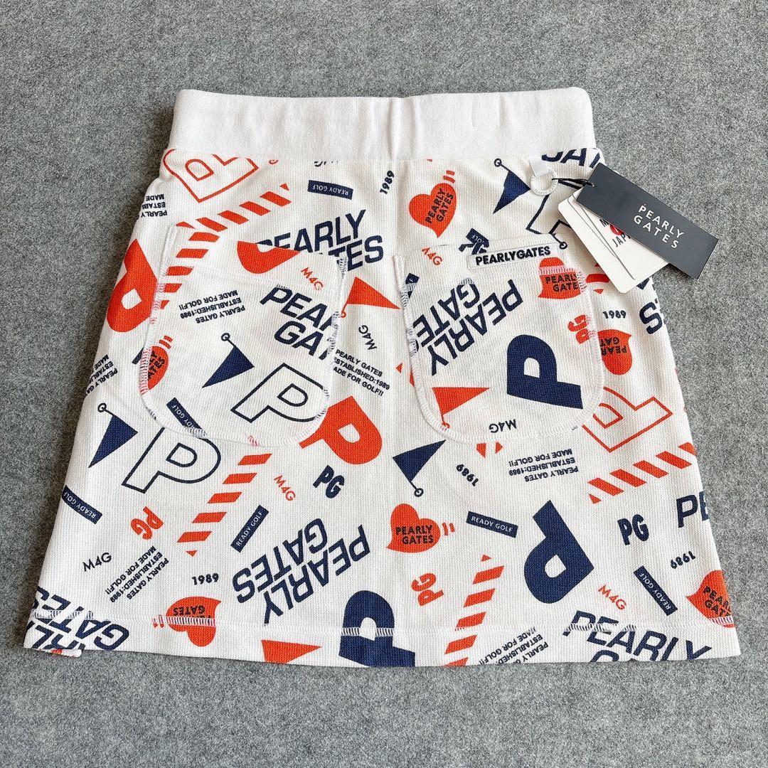 新品　パーリーゲイツ　近年　セットアップ　ポロシャツ　スカート　ホワイト