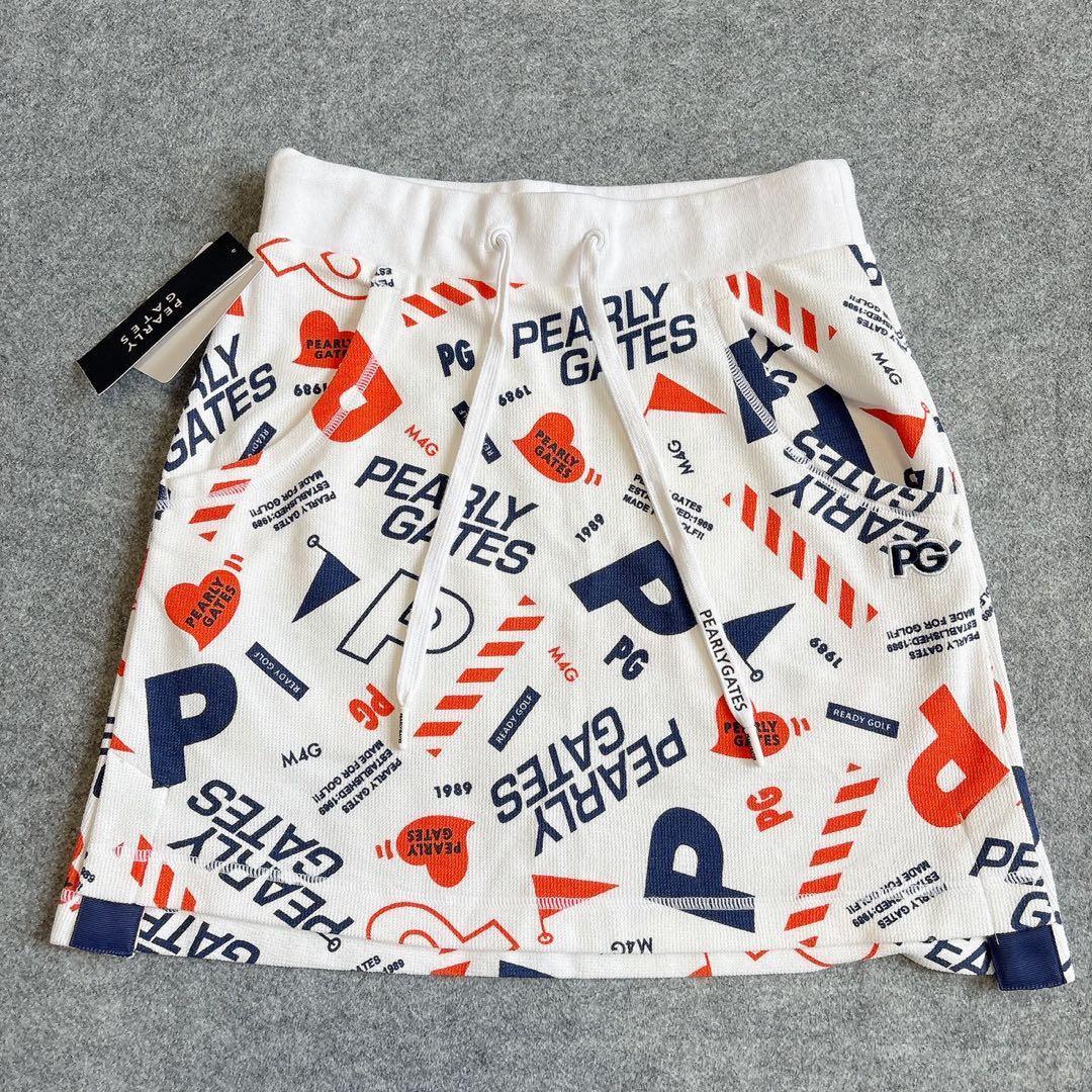 新品　パーリーゲイツ　近年　セットアップ　ポロシャツ　スカート　ホワイト