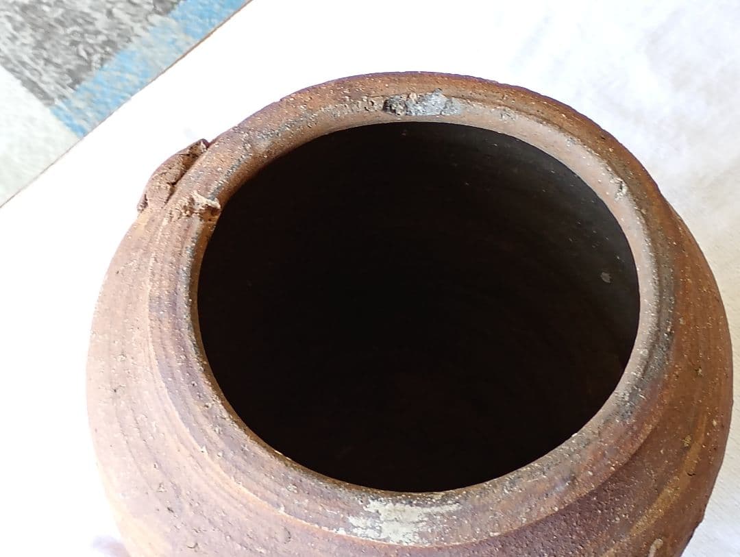 古備前　壺　 古民芸 　花瓶　アンティーク置物