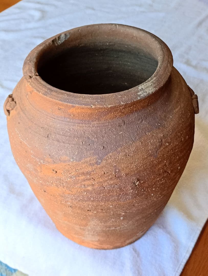 古備前　壺　 古民芸 　花瓶　アンティーク置物