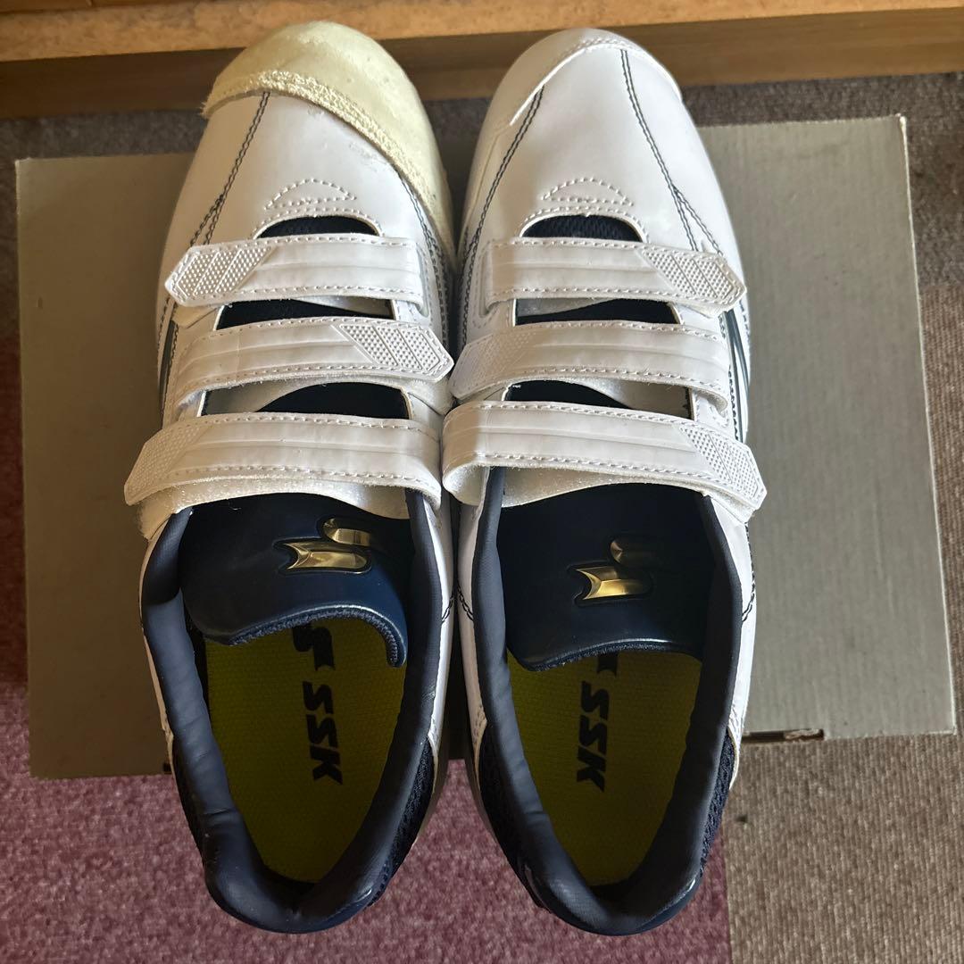 SSK 野球 スパイク シューズ ホワイト