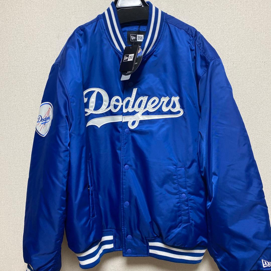 NEW ERA Dodgers ボンバージャケット 青