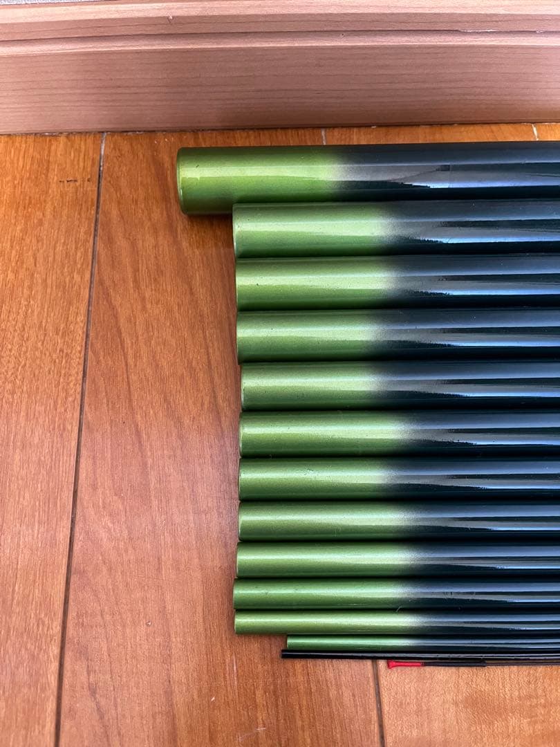 中古 宇崎日新 渓流竿 秀泉 450 NISSIN 13本継 竿袋付き