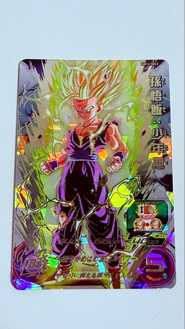 ドラゴンボールヒーローズ孫悟飯:少年期　UM12-SEC3
