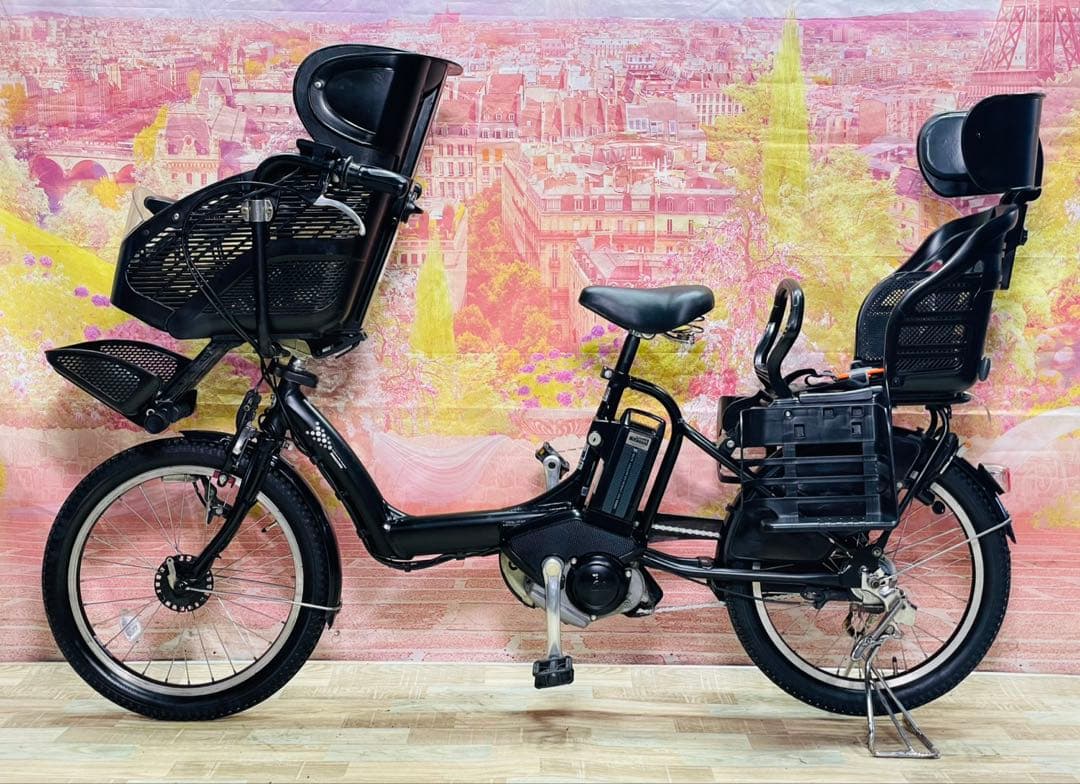 ZK3727 電動自転車 ブリヂストン アンジェリーノ 子供乗せ 20インチ