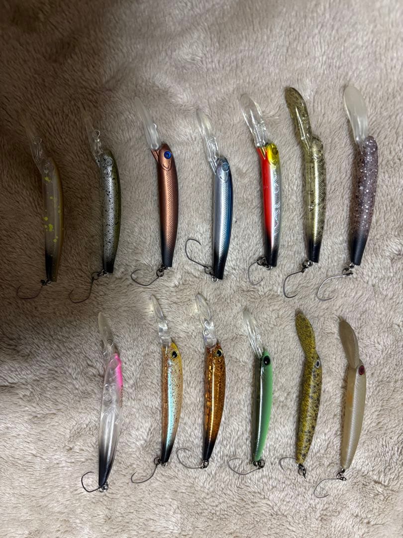 浮上系ミノー13個セット GJ・ザッガー・TCレイゲン・フライハッチ