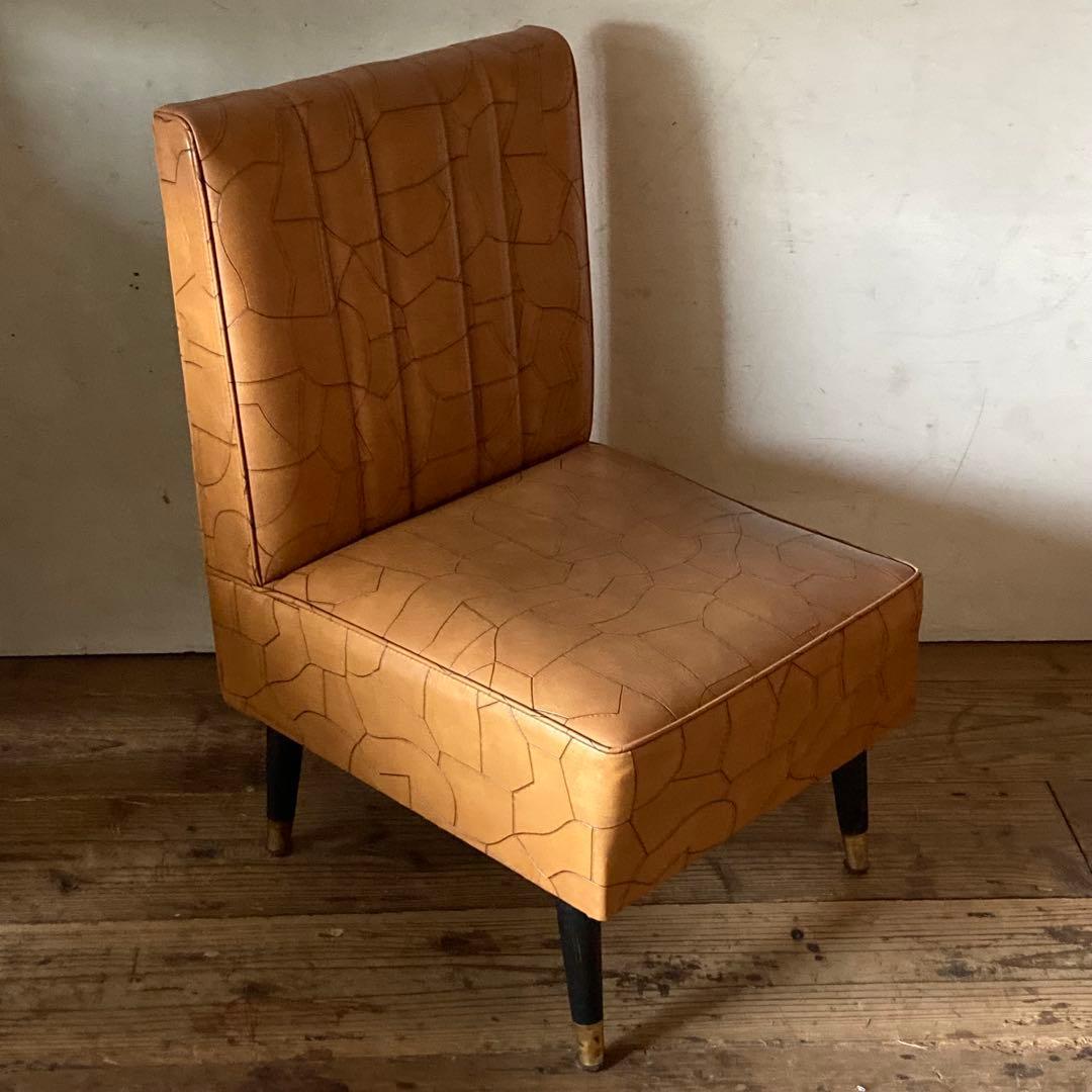 2点セット ヴィンテージ レトロ ソファ 喫茶 カフェ ミッドセンチュリー