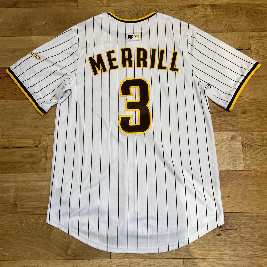 サンディエゴパドレス　ユニフォーム　#3 MERRILL Sサイズ
