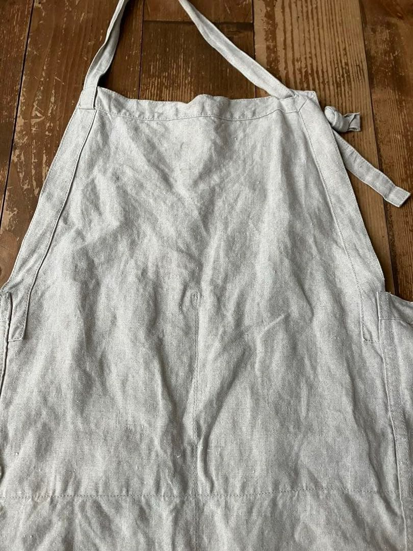 ARTS&SCIENCE アーツ&サイエンス エプロン ベージュ 生成り 9